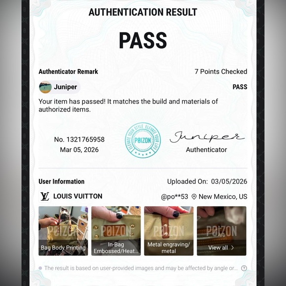 Louis Vuitton Vernis Gold mini tote - Picture 4 of 8